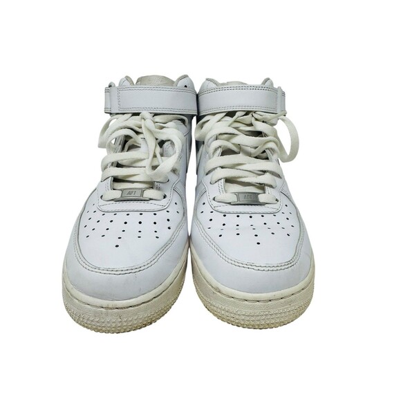 Nike Air Force 1 Mid \'07 CW2289-111 TRIPLE WHITE Men\'s Shoes SIZE 8.5 main image 5